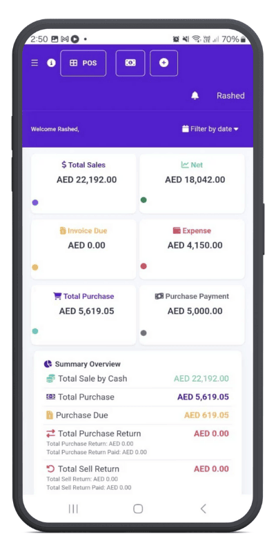 VAT Accounting Software UAE, FTA Compliant VAT Software, POS Software with VAT Support, Retail POS UAE with VAT